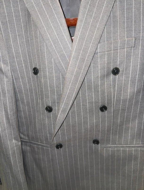 ASOS ASOS Design light grey and white pin striped suit - worn once. Sizing in description.