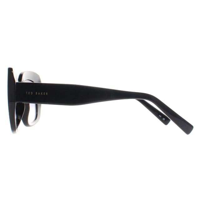 Ted Baker Ted Baker Women's Cat Eye Solid Black Flowers Grey Gradient TB1675 Hattie - 3