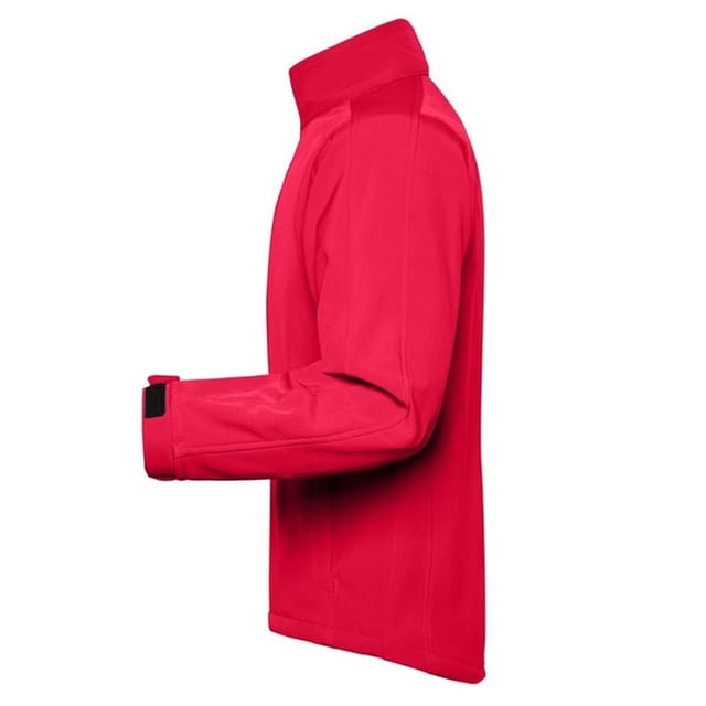 James and Nicholson James and Nicholson Men's Soft Shell Jacket in Red - 3