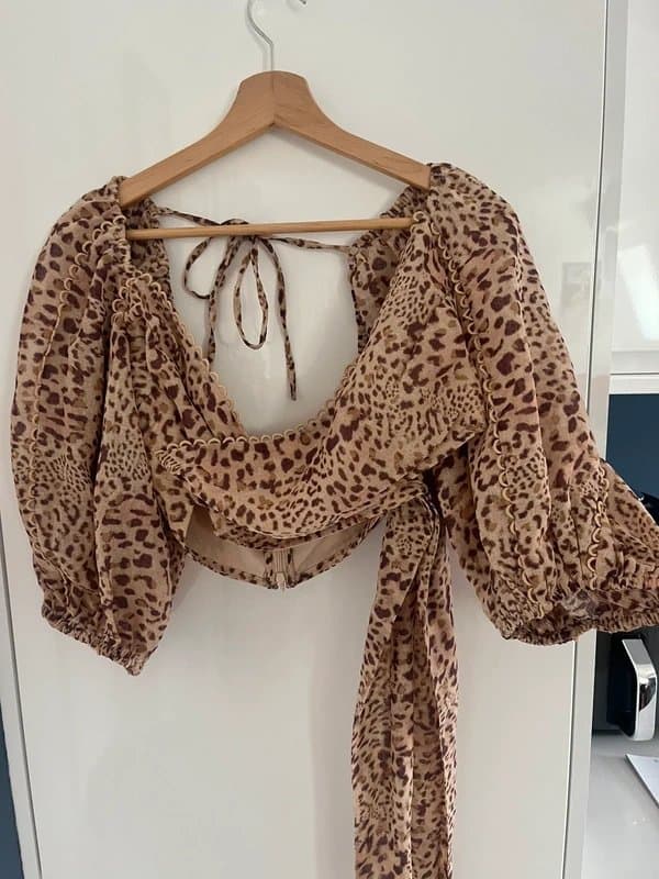 ASOS Design ASOS leopard print top