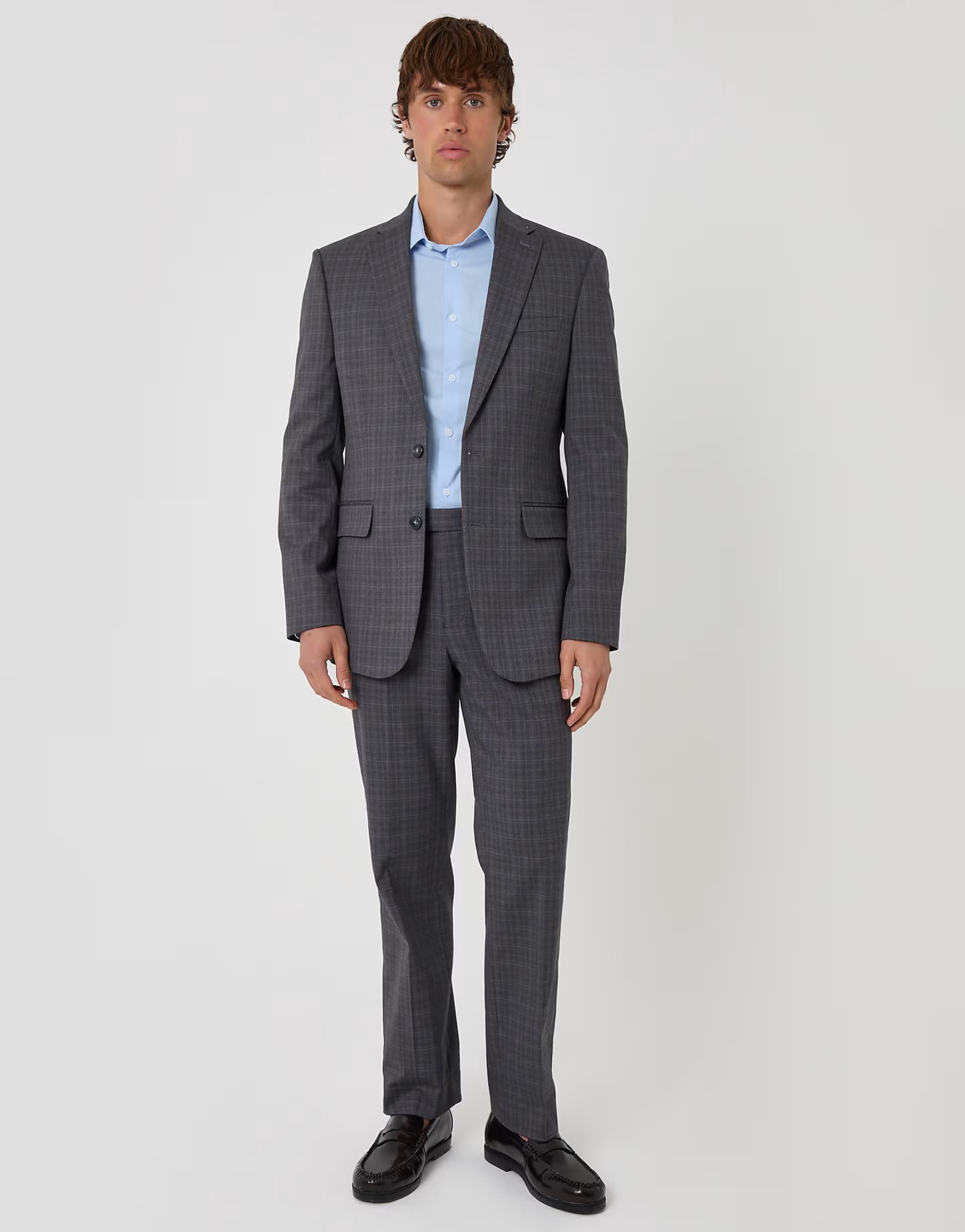 ASOS Threadbare suit in grey check