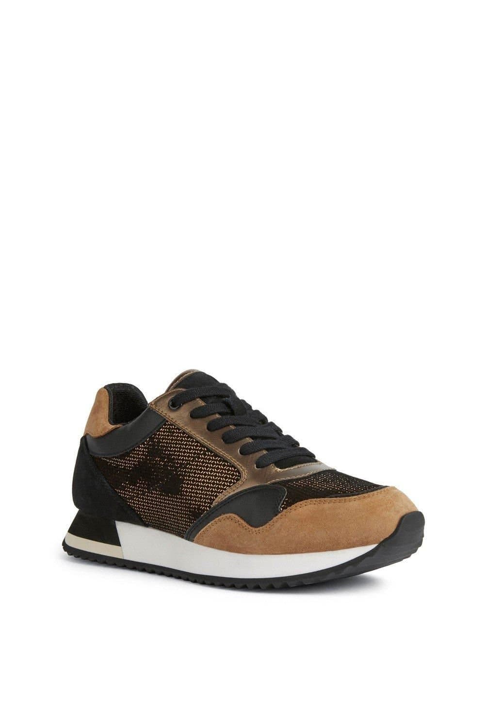 Geox Geox Women's 'Doralea' Leather Trainers in Bronze
