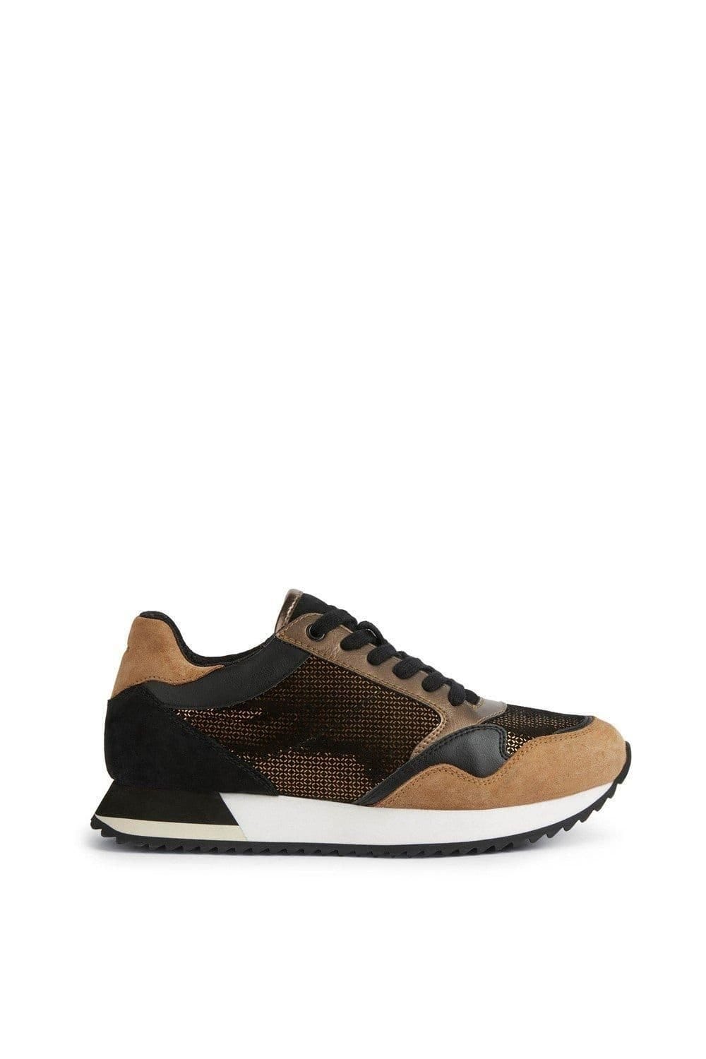 Geox Geox Women's 'Doralea' Leather Trainers in Bronze - 4