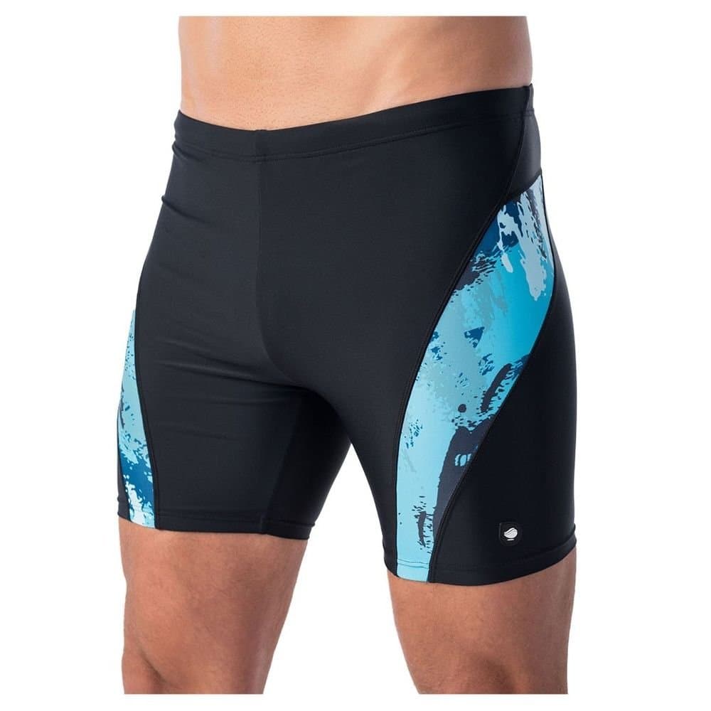 Aquawave Aquawave Men's Fiero Sea Print Swim Shorts in Black