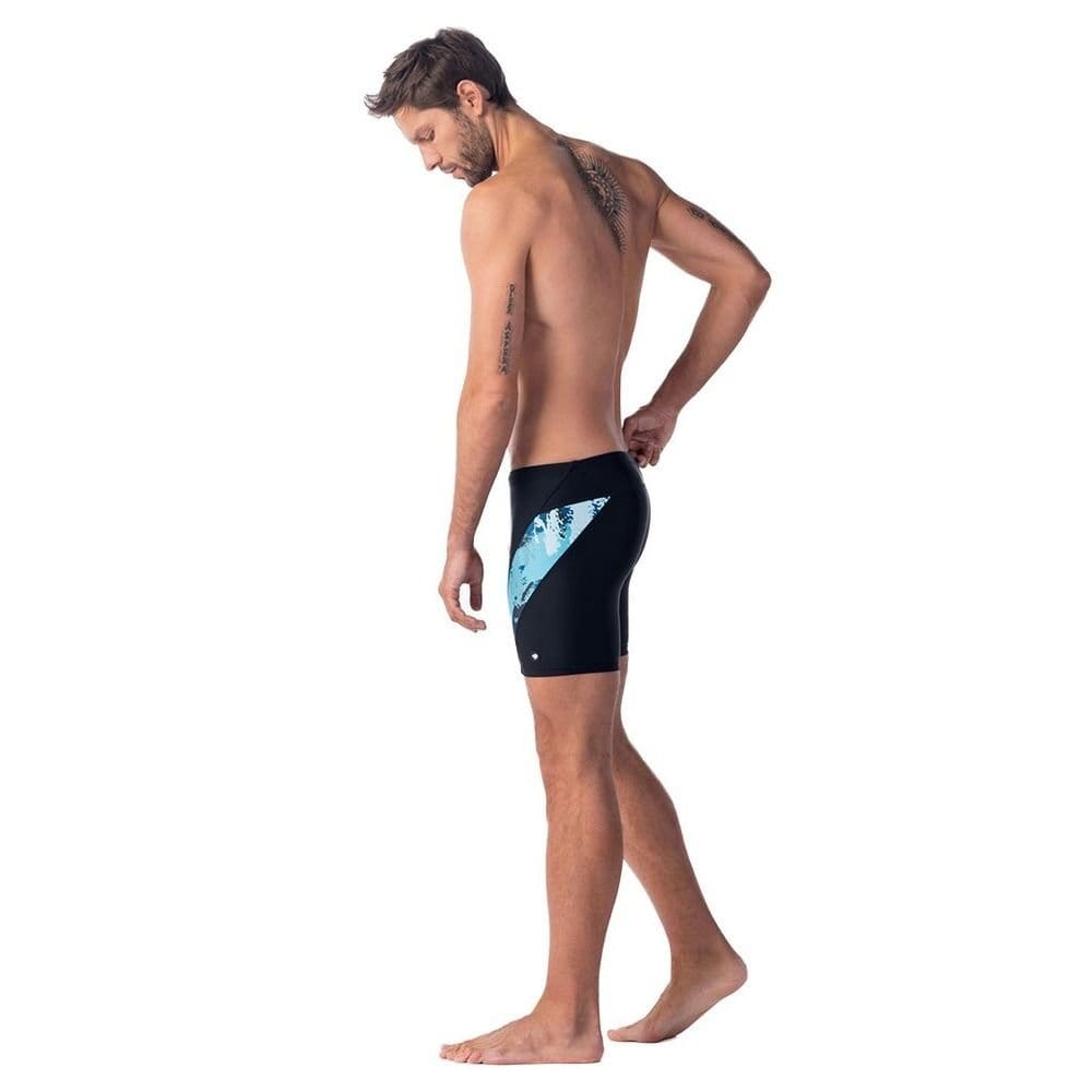 Aquawave Aquawave Men's Fiero Sea Print Swim Shorts in Black - 4