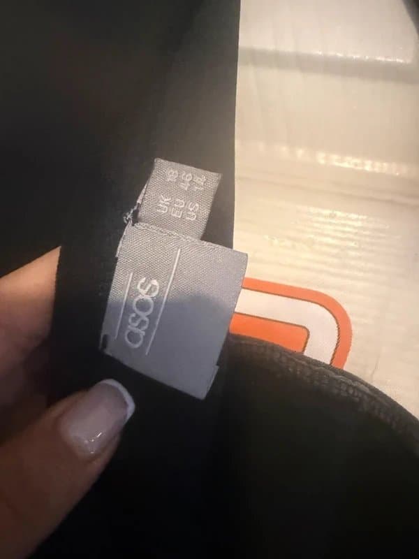 ASOS ASOS Black Cut-Out Jumpsuit | Long Sleeve | Size 18