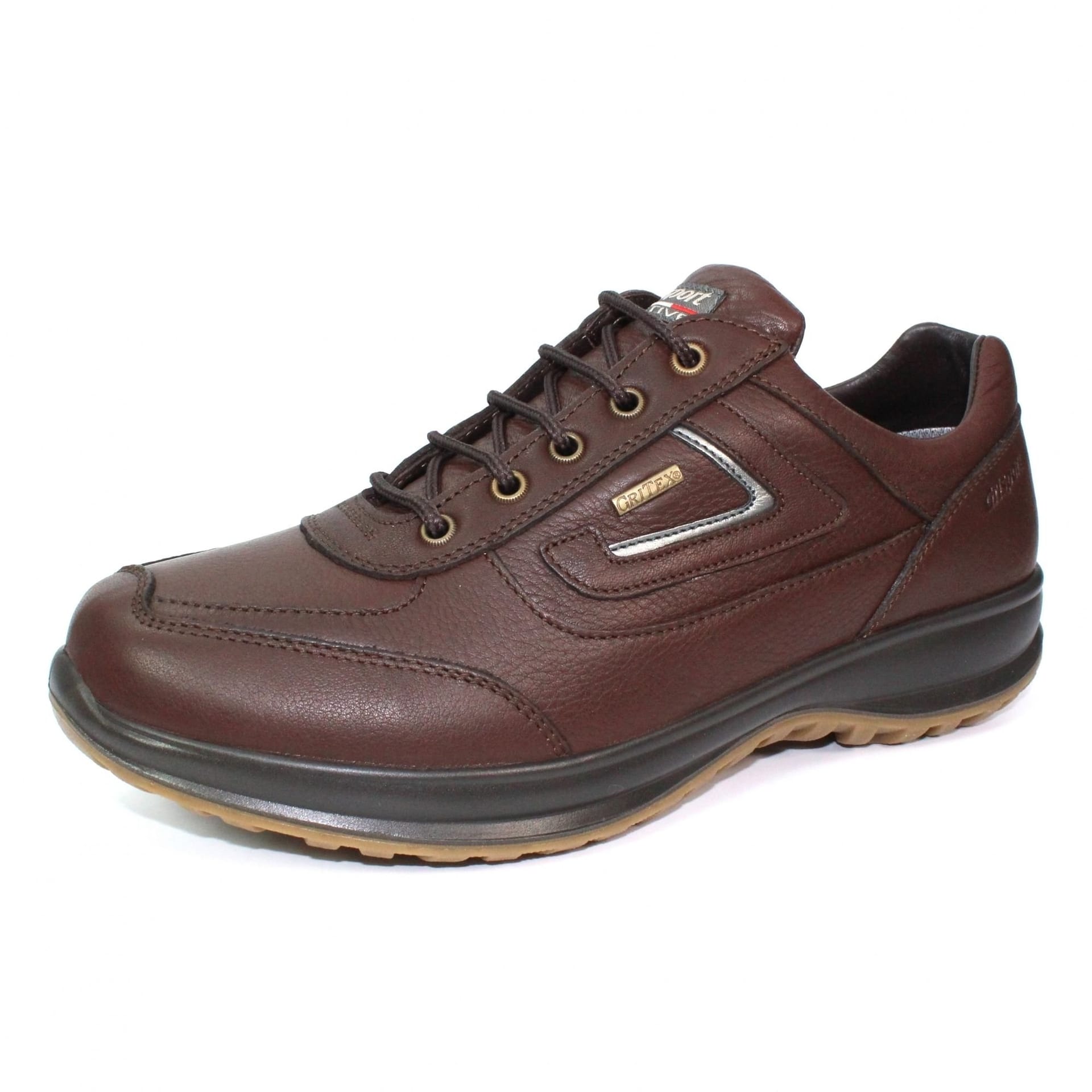 GriSport Grisport Men's Airwalker Leather Walking Shoes in Brown - 4