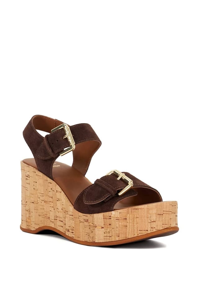 Dune London Dune London Women's 'Kamia' Suede Sandals in Brown - 2