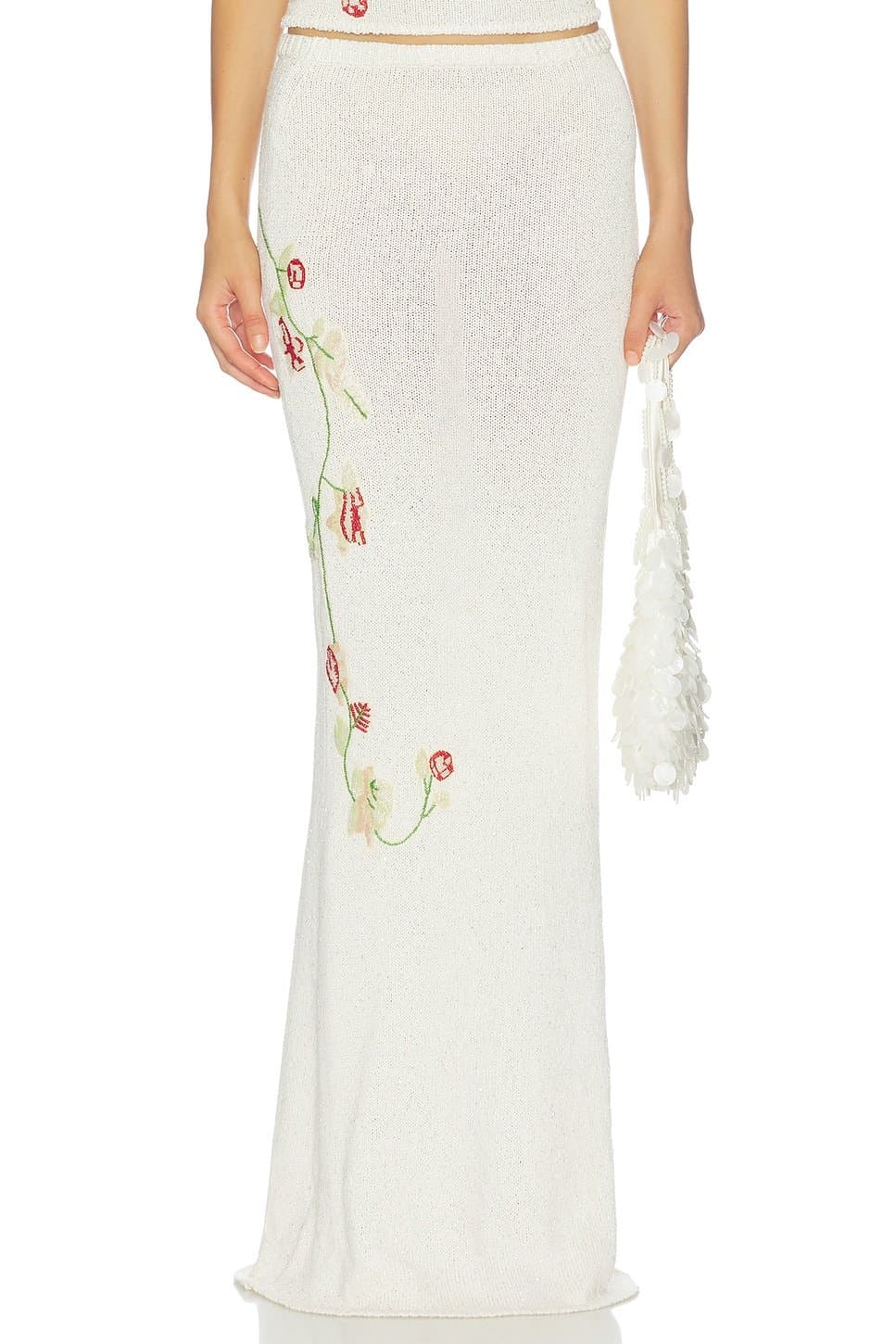 revolve Carolina Embroidered Skirt