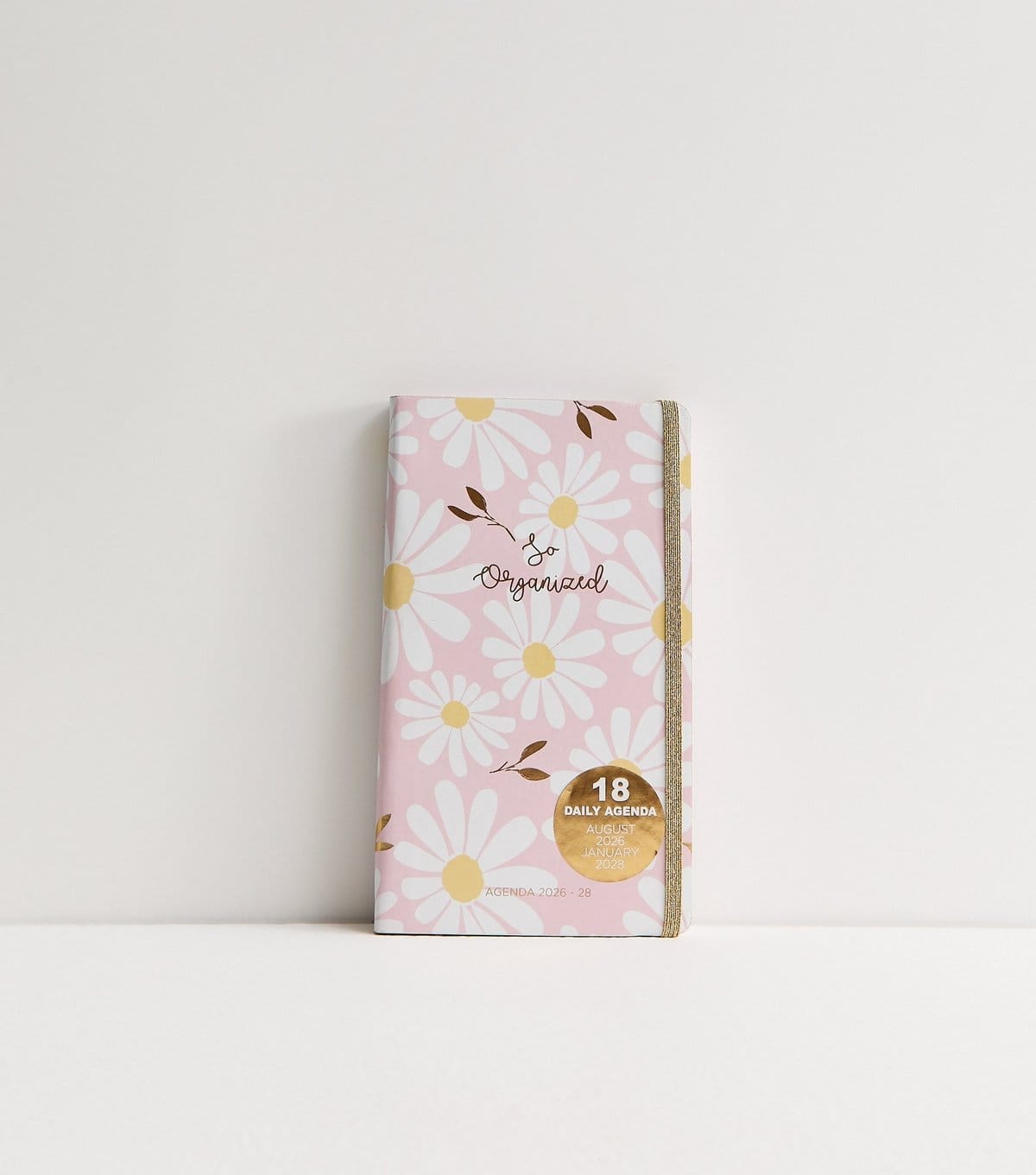 New Look Pink So Organised Daisy Print Daily Planner New Look - 1