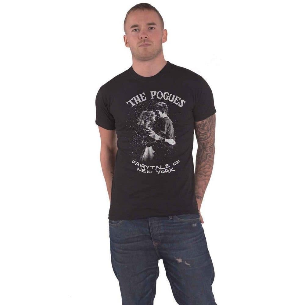 The Pogues The Pogues Men's Fairytale Of New York T-Shirt in Black