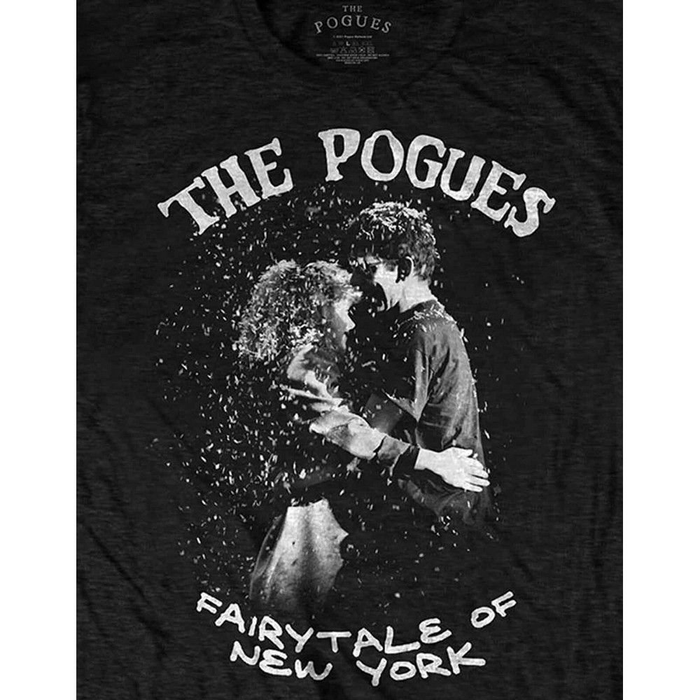 The Pogues The Pogues Men's Fairytale Of New York T-Shirt in Black - 3