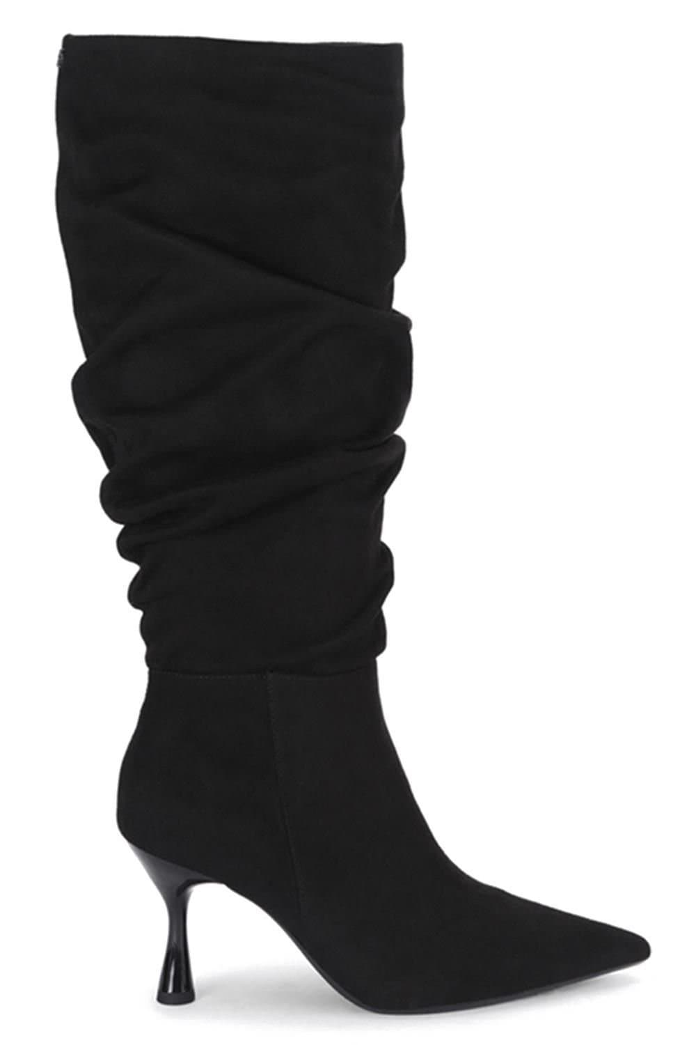 KG Kurt Geiger KG Kurt Geiger Women's 'Autumn Slouch Knee' Suedette Boots in Black