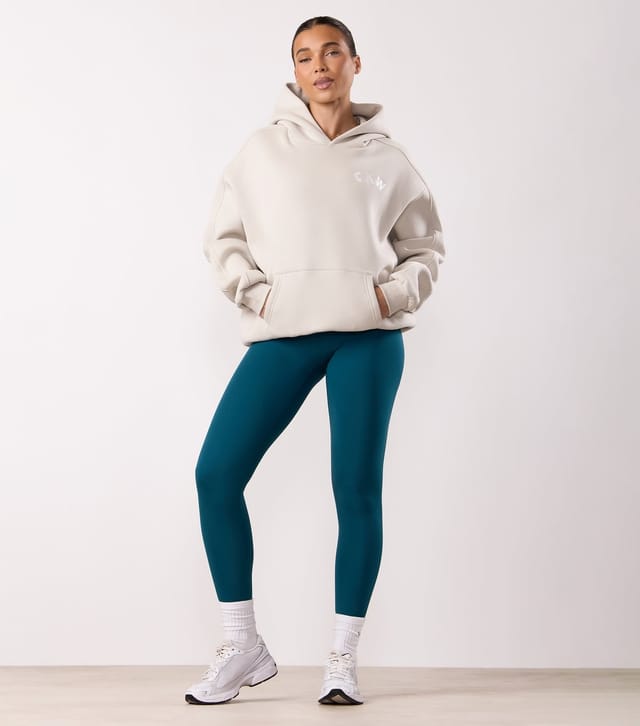 Gym King Women's Women's Light Grey Inspire Oversized Hoodie Gym King New Look - 2