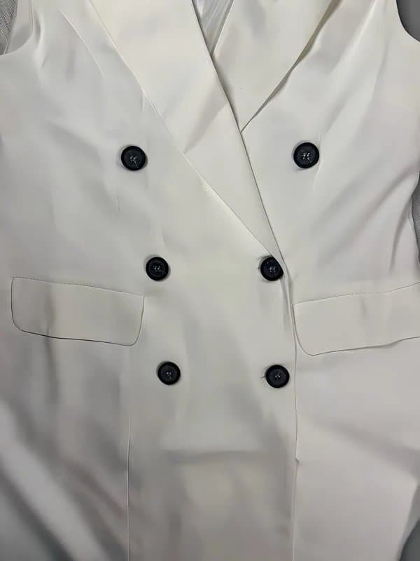 Nasty Gal Nasty Gal White Tailored Blazer Mini Dress – Size 8 – New With Tags