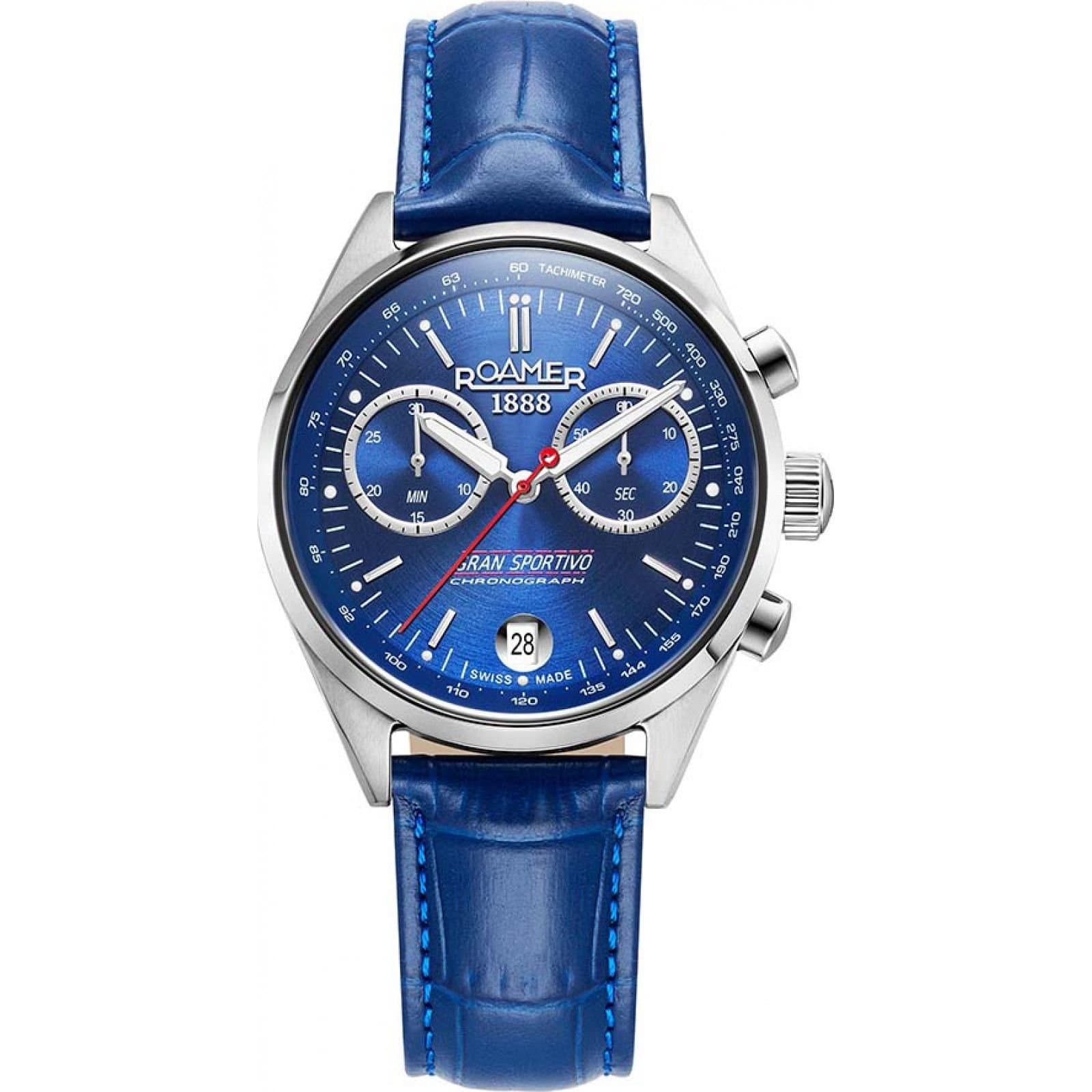 Roamer Roamer Men's 978818-41-45-20 Gran Sportivo 42mm Quartz Watch in Silver