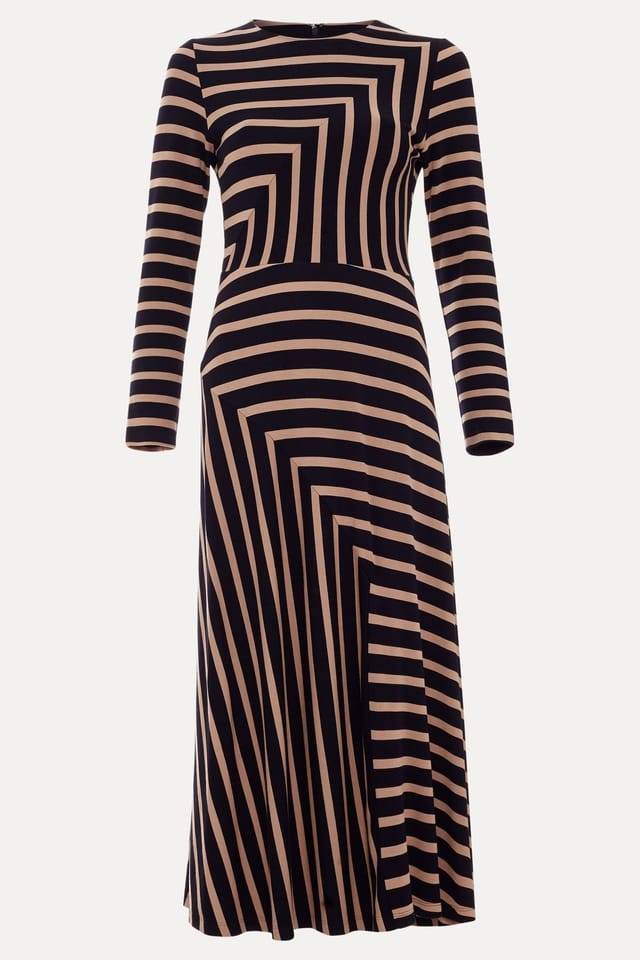 Phase Eight Phase Eight Women's Petite Mia Midi Dress in Jet Black - 2