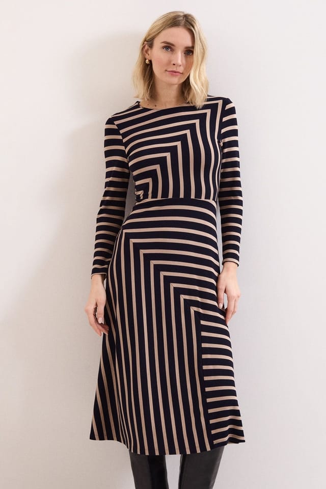 Phase Eight Phase Eight Women's Petite Mia Midi Dress in Jet Black - 3