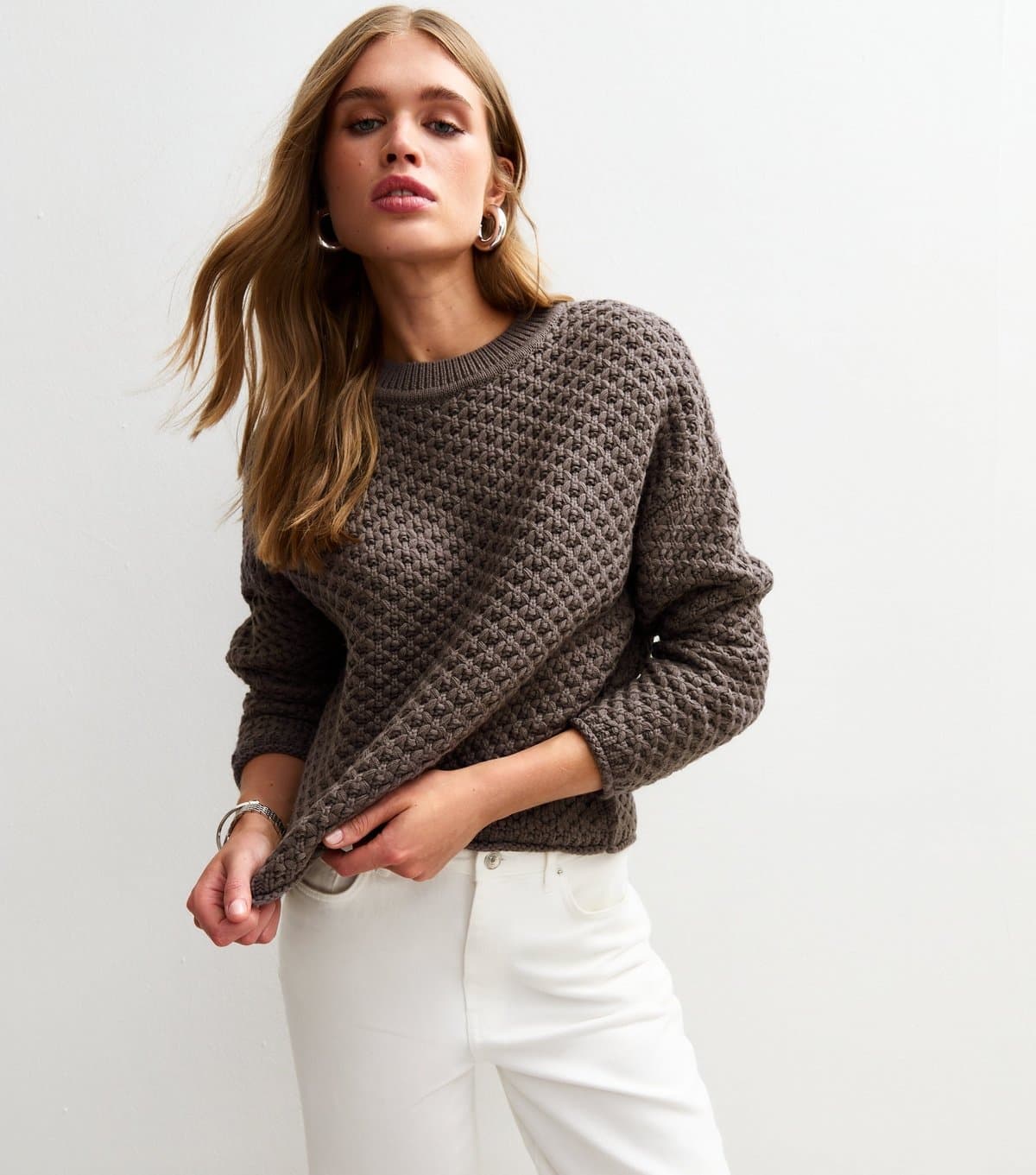 New Look New Look Mink Stitch Knit Jumper