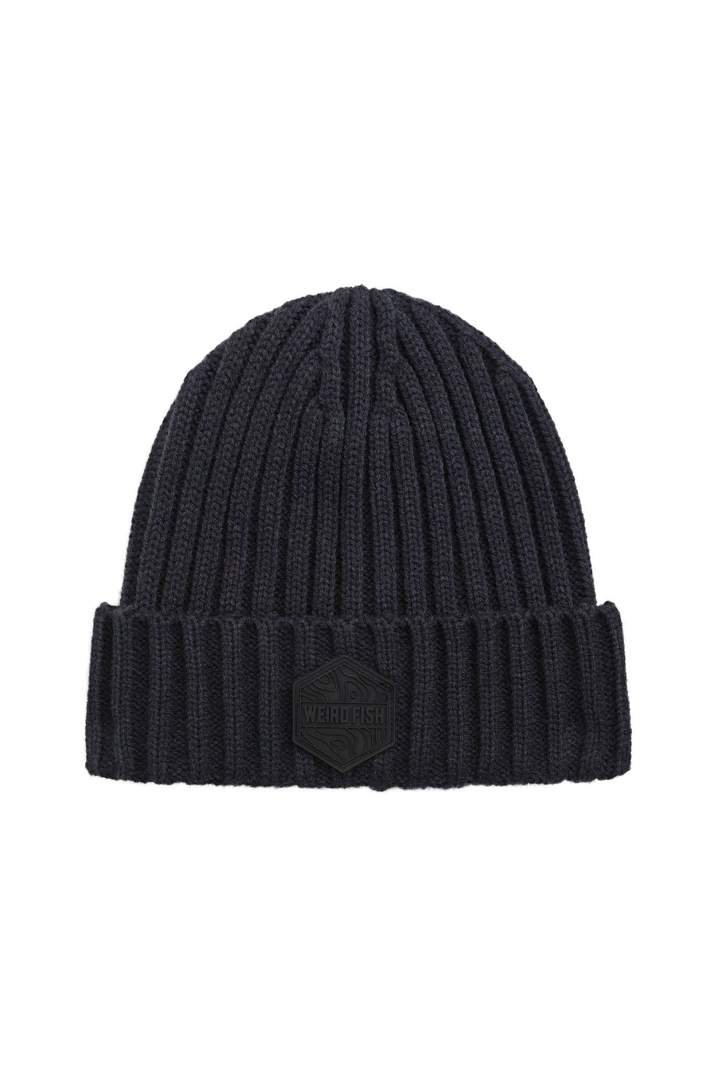 Weird Fish Weird Fish Men's Monreith Beanie in Midnight - 2