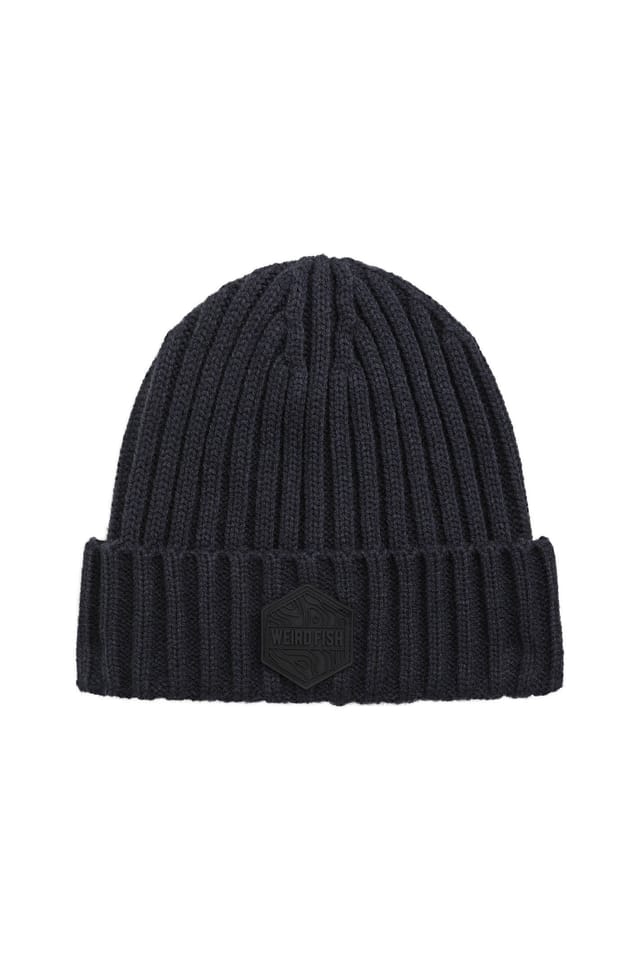 Weird Fish Weird Fish Men's Monreith Beanie in Midnight - 2