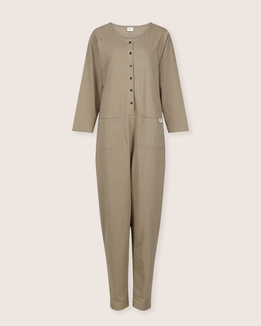 Turtledove London Turtledove London Women's Mila Stone Long Sleeve Jumpsuit - 2