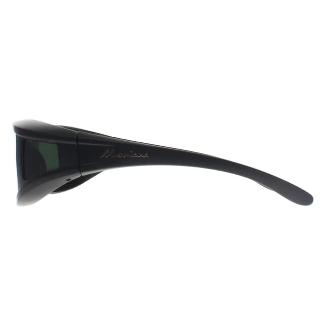 montana montana Men's Rectangle Matte Black G15 Polarized FO5 Fit Over Glasses Sunglasses - 3