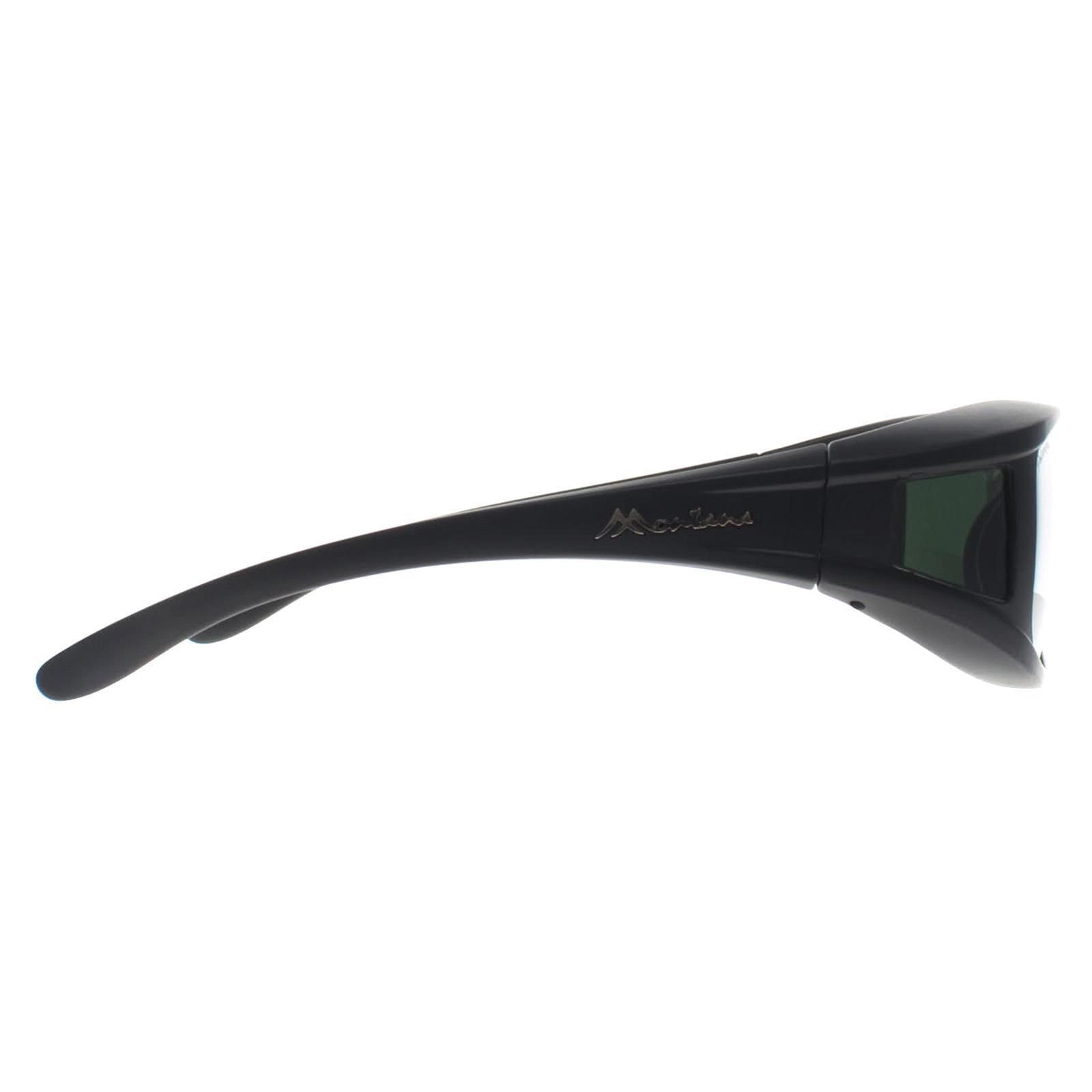 montana montana Men's Rectangle Matte Black G15 Polarized FO5 Fit Over Glasses Sunglasses - 4