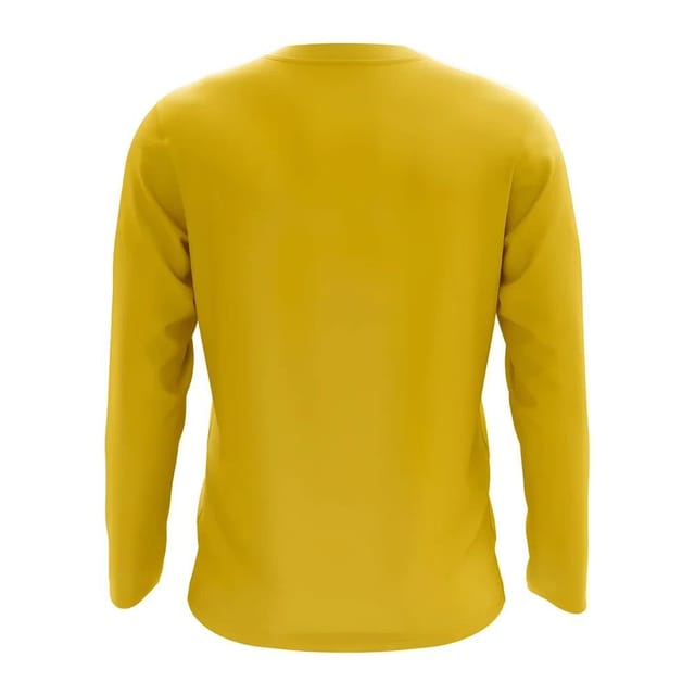 Venezuela Venezuela Men's Mens Core Football Country Long Sleeve T-Shirt in Yellow - 2