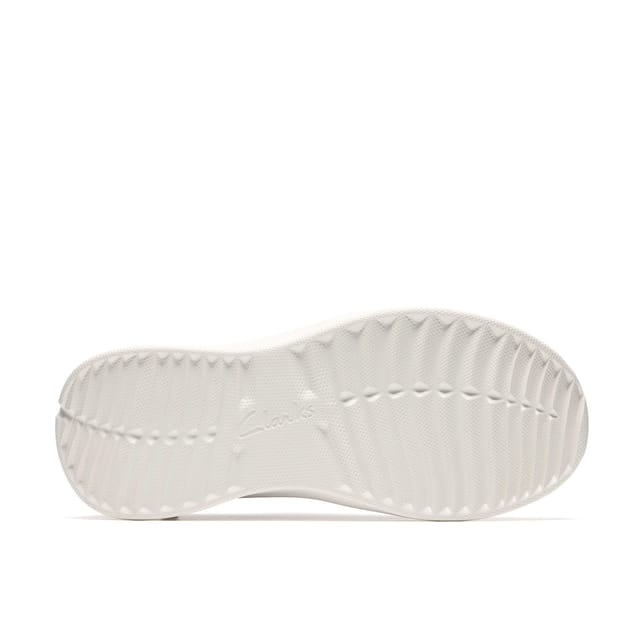Clarks Clarks Men's Solevana Style Grey Trainers, Lace Up in Light Stone - 3