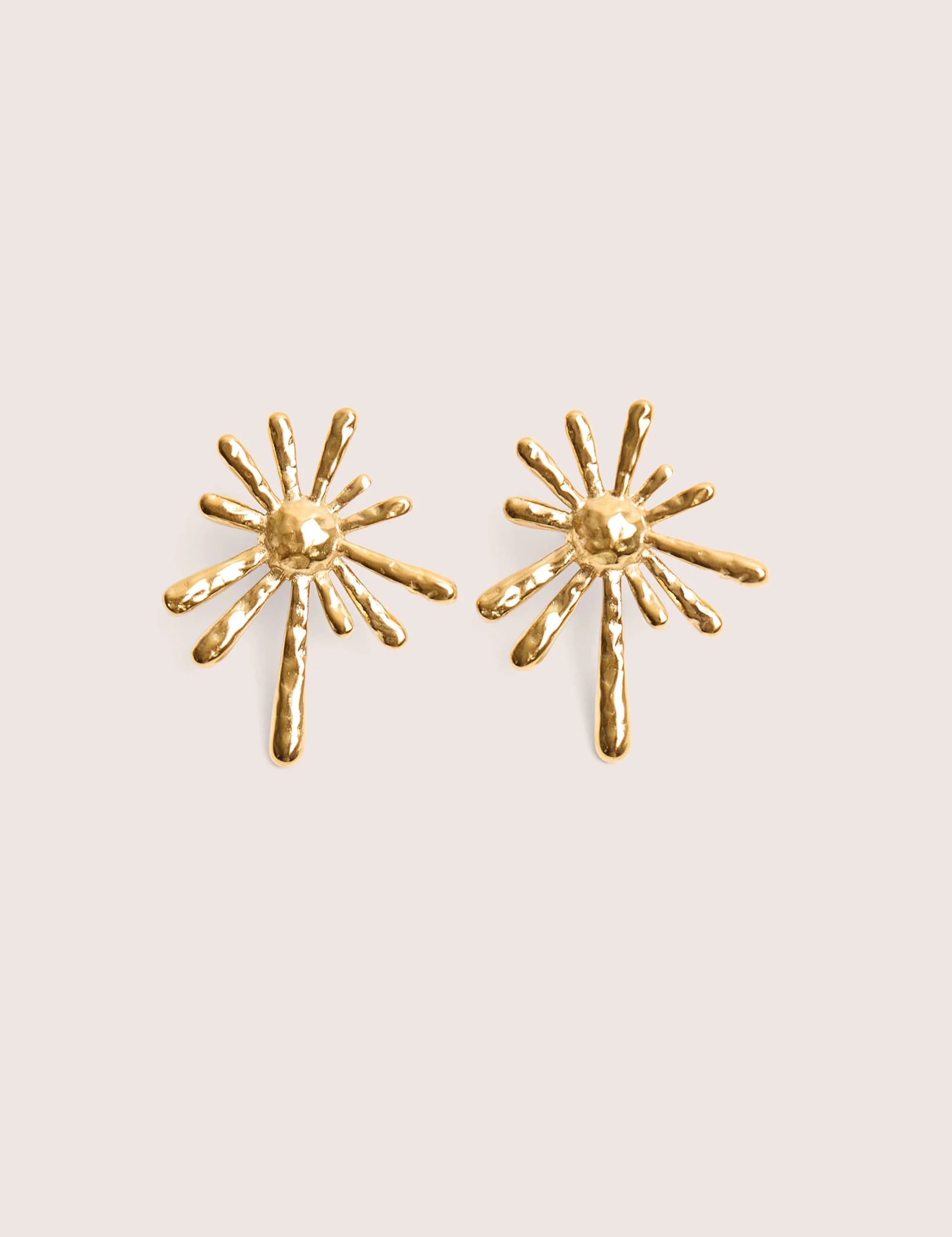 Public Desire Public Desire UK Gold Plated Abstract Star Earrings