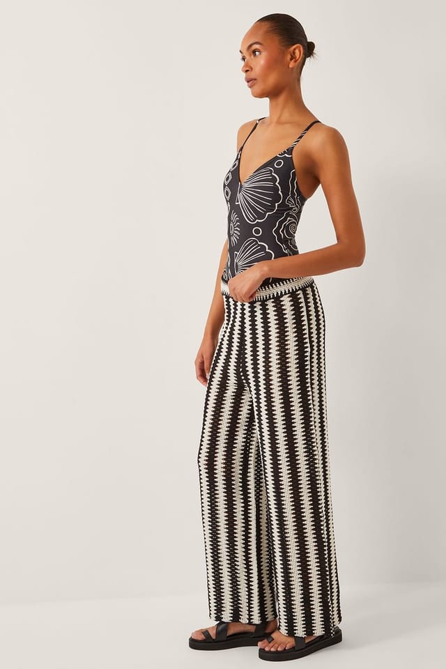 Monsoon Monsoon Women's Macie Shell Print Swimsuit Black - 3