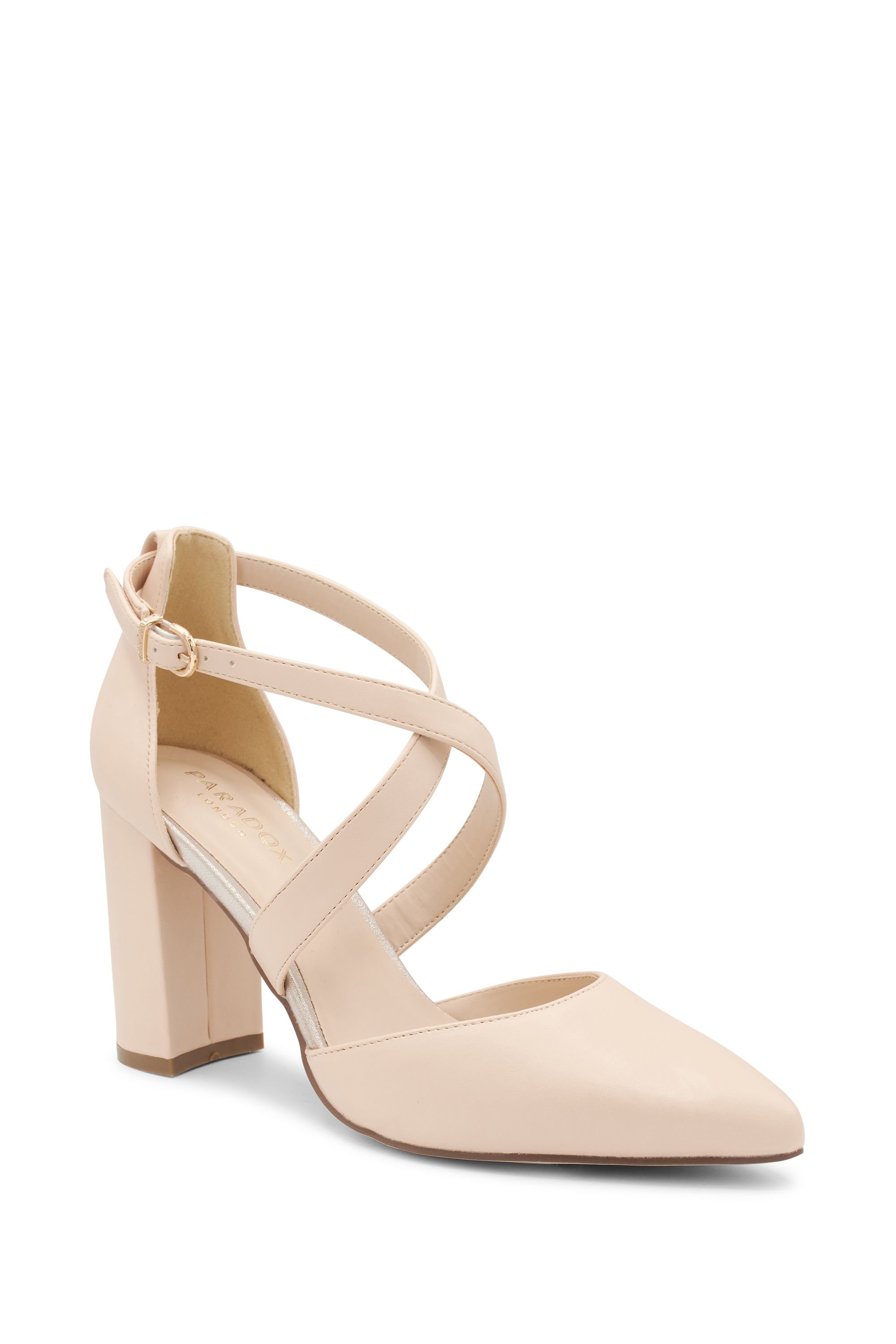 Paradox London Paradox London Women's 'Rylee' High Heel Court shoe in Nude - 2