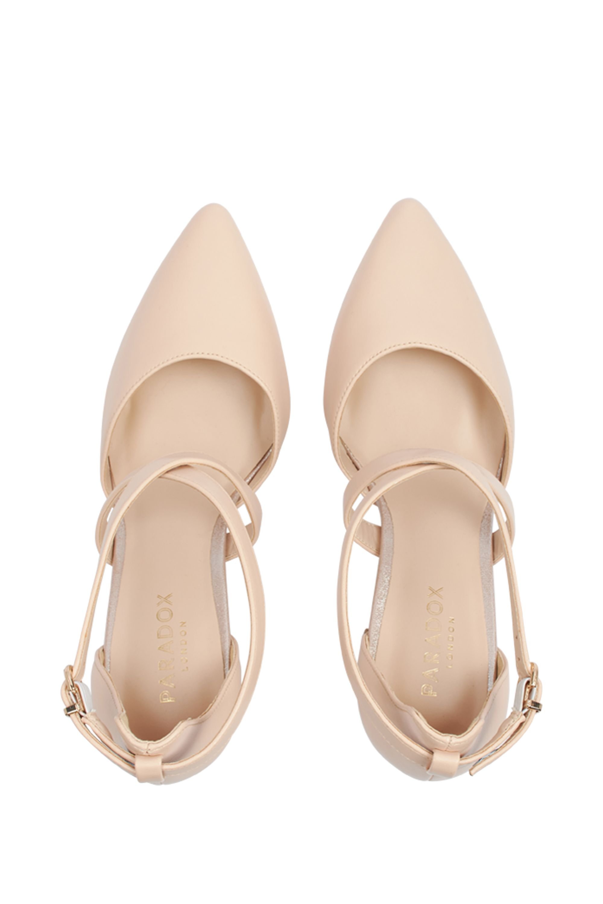 Paradox London Paradox London Women's 'Rylee' High Heel Court shoe in Nude - 3