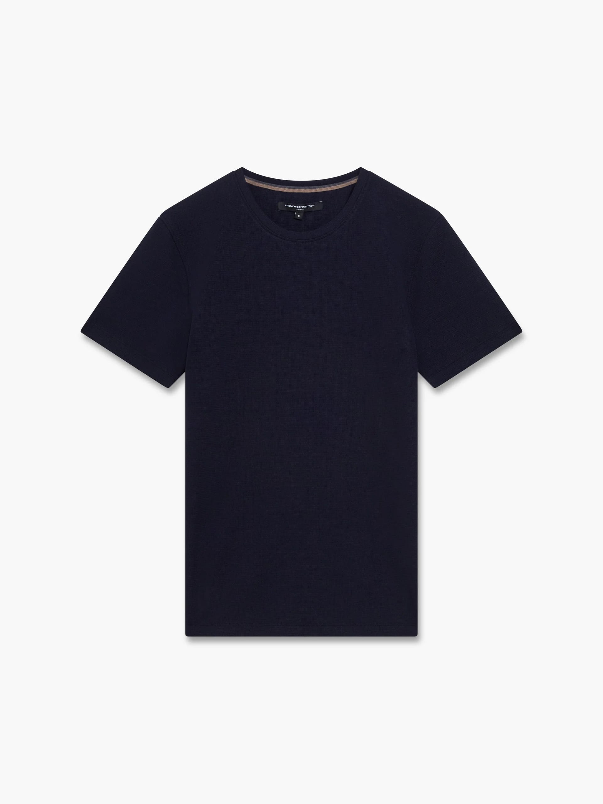 French Connection Navy Textured T-Shirt