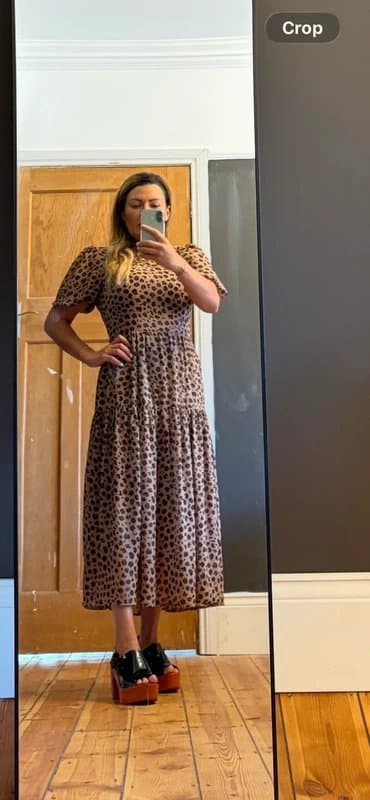 Never Fully Dressed Never fully dressed leopard print dress