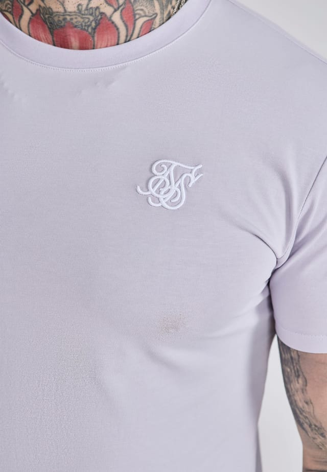 SikSilk SikSilk Men's Essentials T-Shirt in Lilac - 2