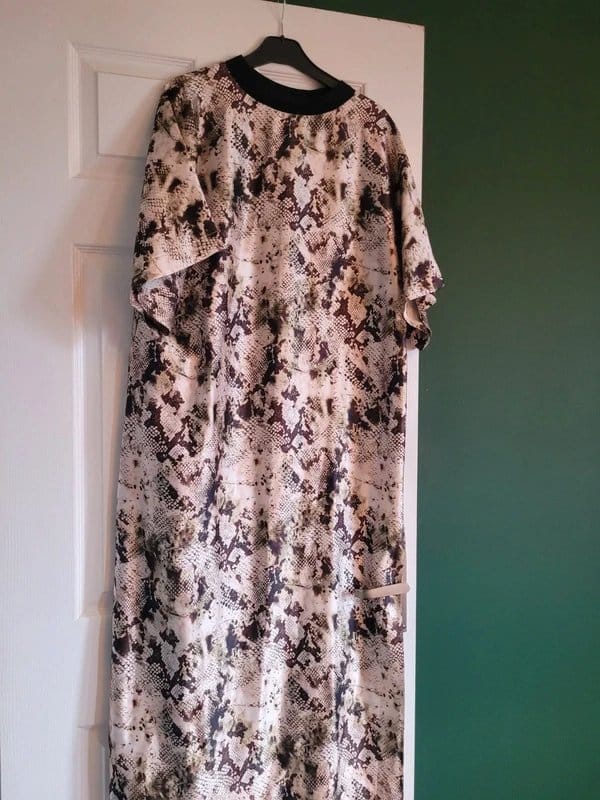 ASOS Size 12 Snake Print Maxi Dress