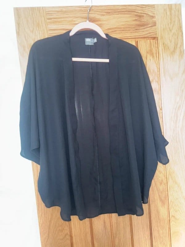 ASOS ASOS Black Chiffon Kimono - 1