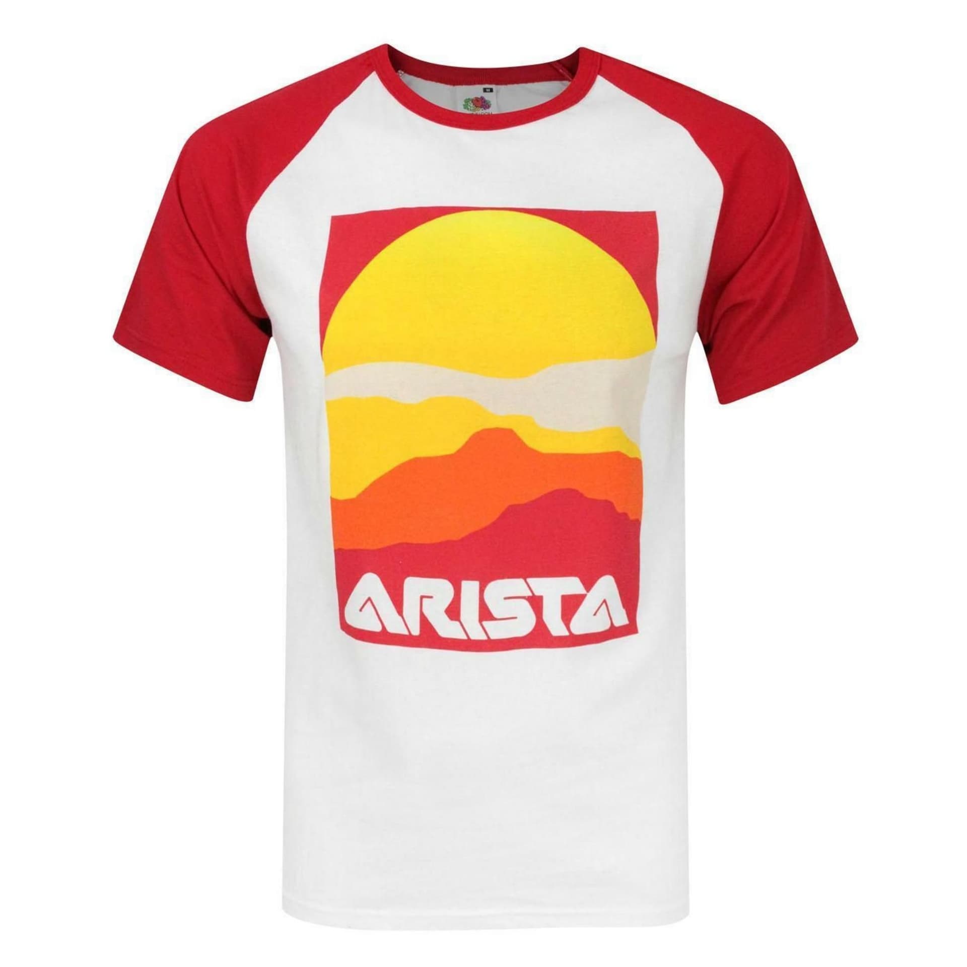 Show Me The Merch Show Me The Merch Men's Arista Records Short Sleeved T-Shirt | White | Official Merch