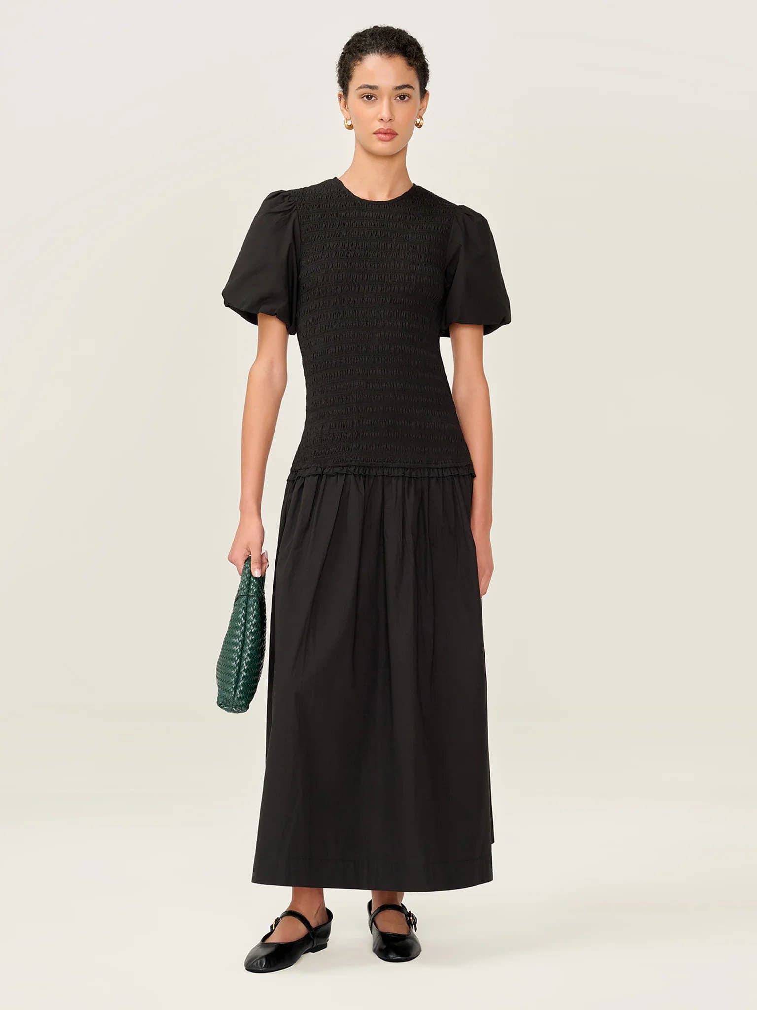 OMNES Aria Dress in Black