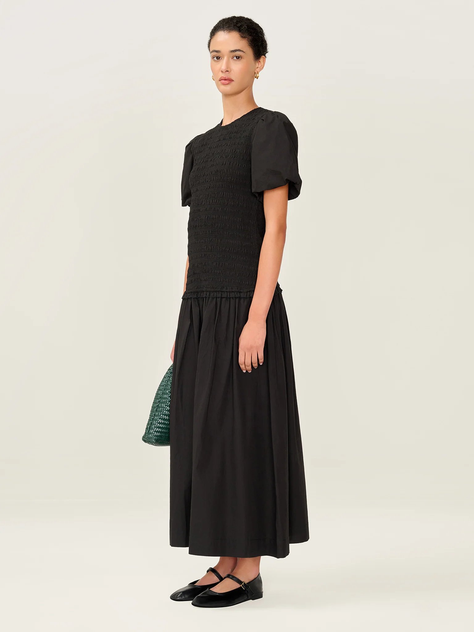 OMNES Aria Dress in Black - 2