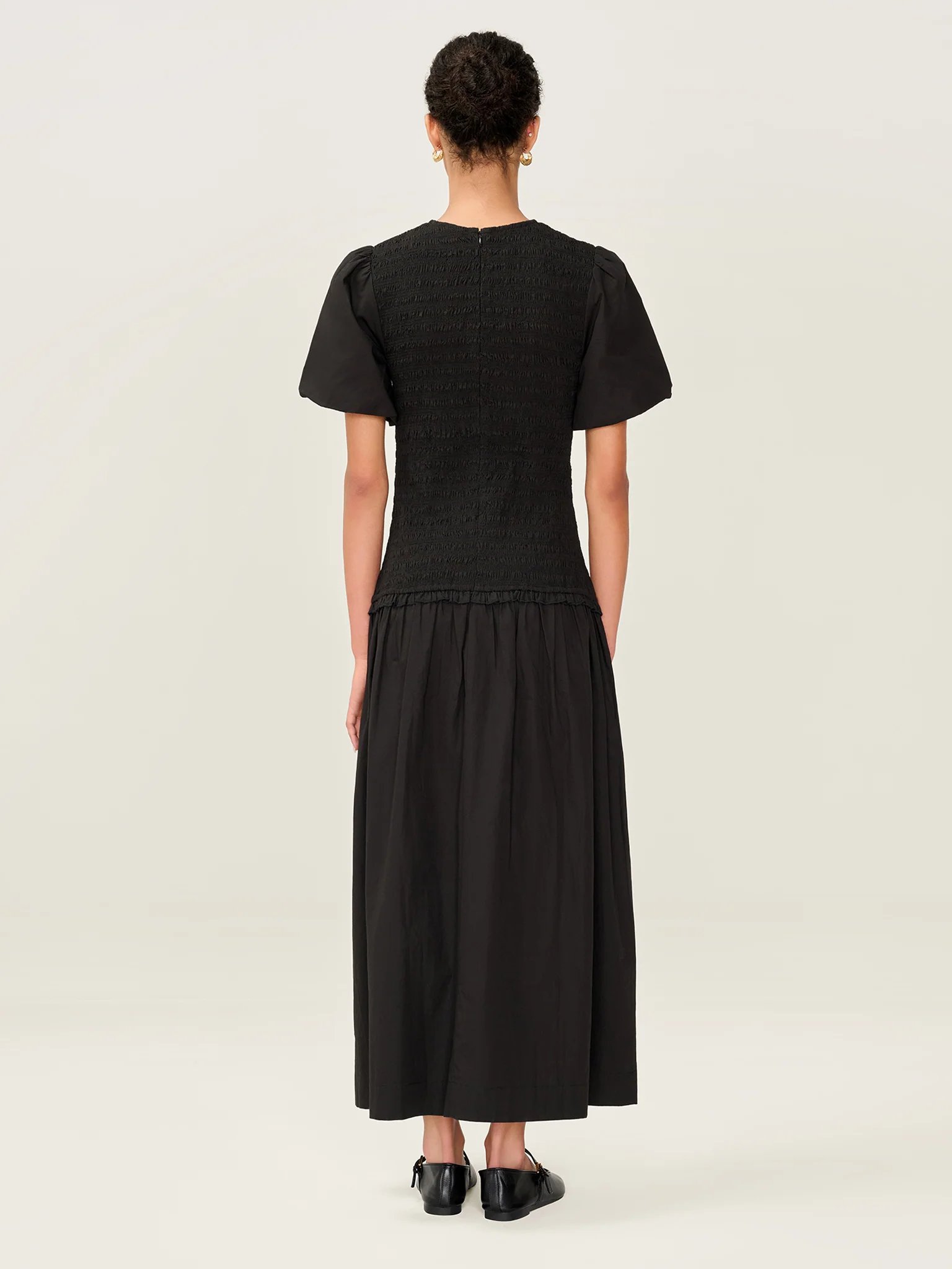 OMNES Aria Dress in Black - 4