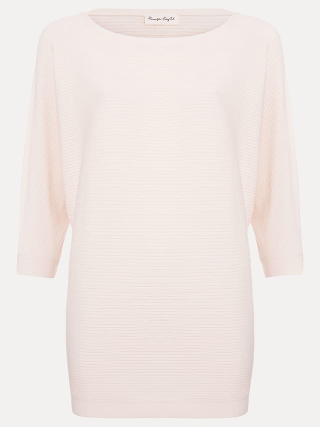 Phase Eight Phase Eight Women's Giana Ribbed Jumper in Off-White - 2