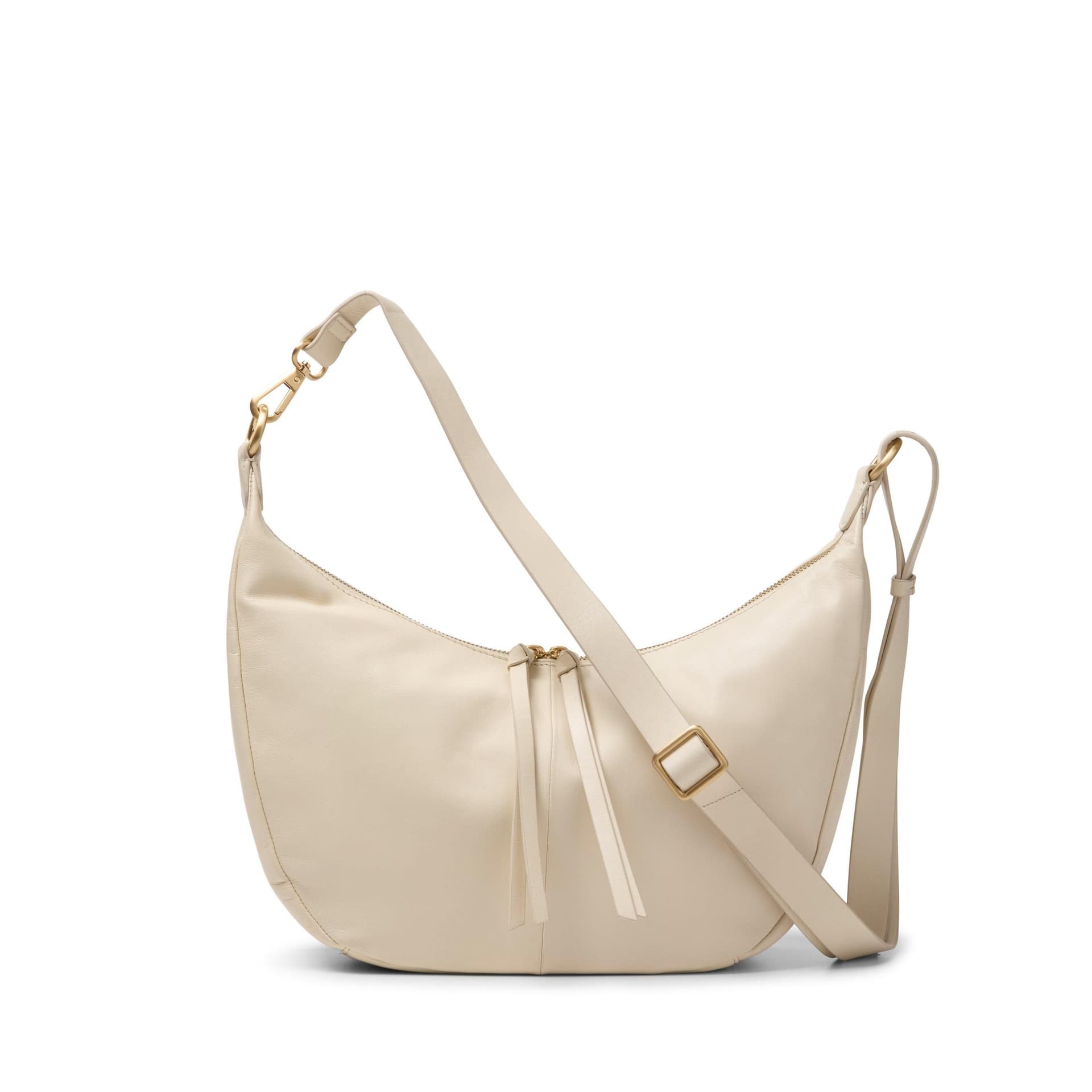 Clarks Clarks Women's Willow Moon Cream Leather Shoulder Bag