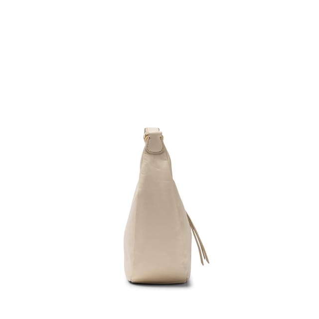 Clarks Clarks Women's Willow Moon Cream Leather Shoulder Bag, Cross Body Bag - 3