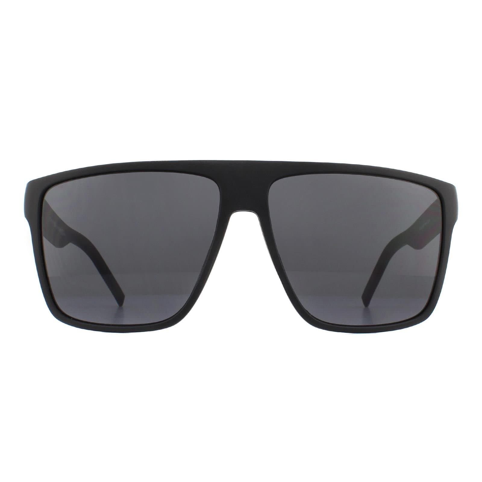 Tommy Hilfiger Tommy Hilfiger Men's Square Matte Black Grey Sunglasses