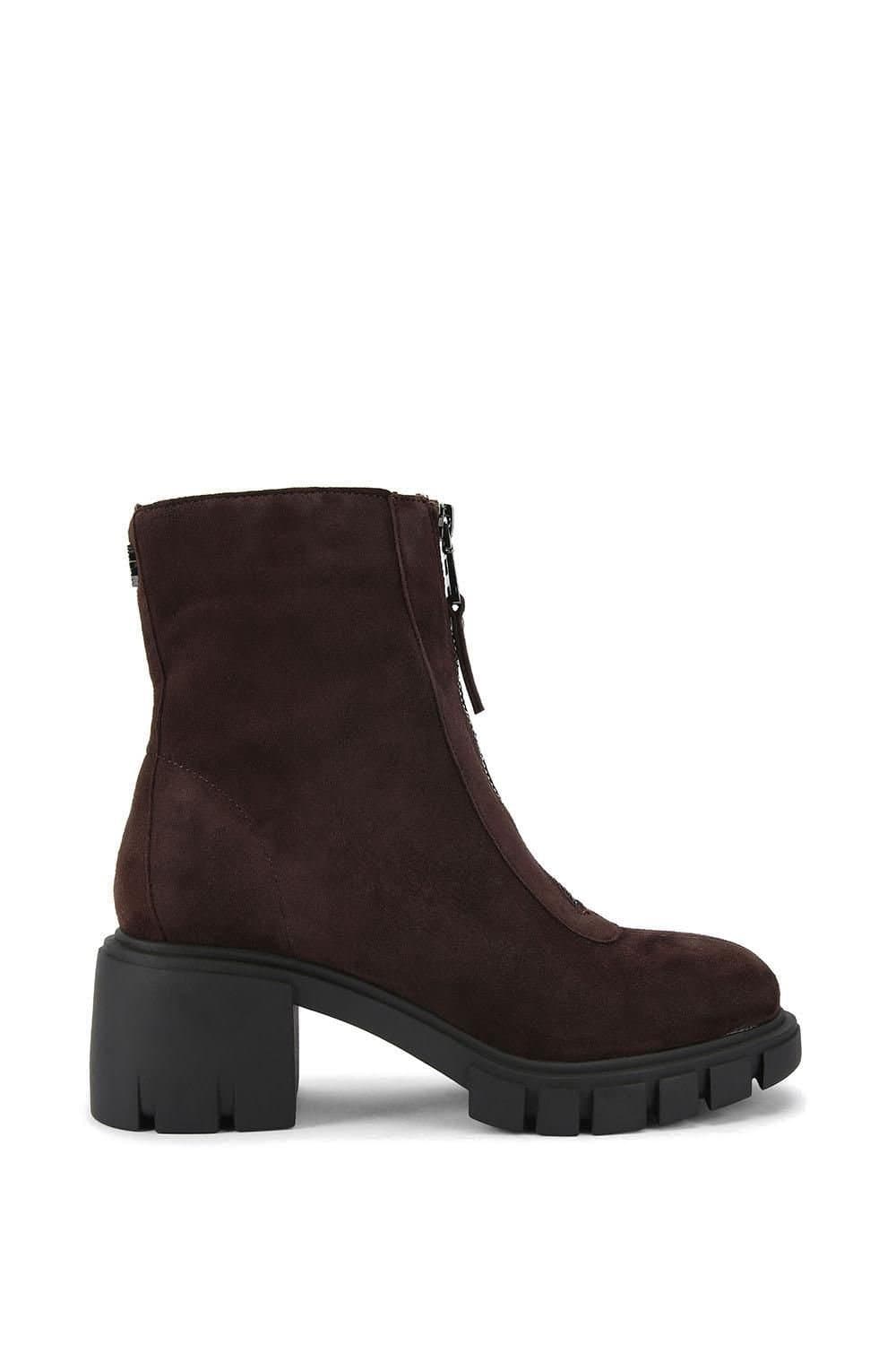 Carvela Carvela Women's 'Ignite Zip' Suede Boots in Brown