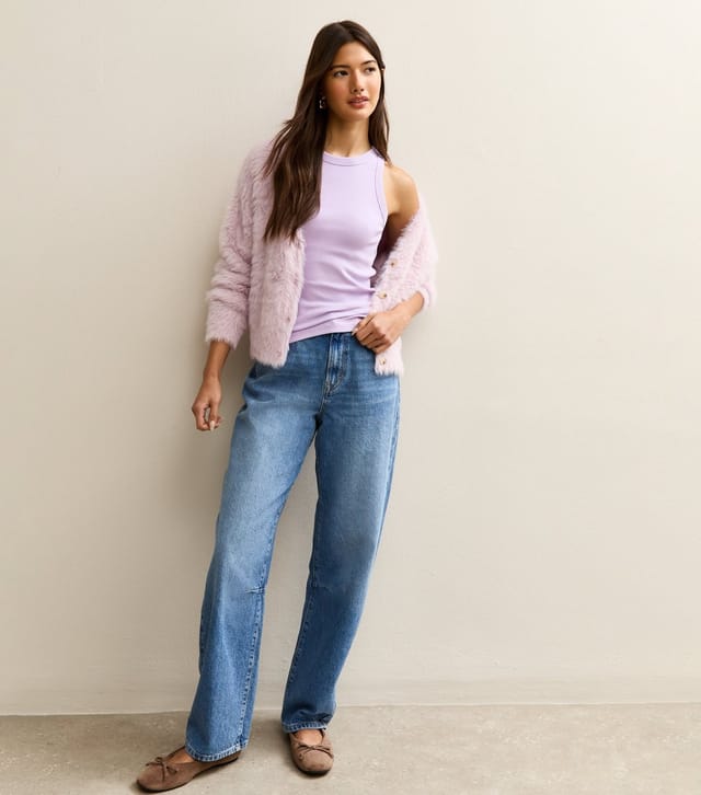 New Look Women's Lilac Racer Back Vest Top New Look - 2