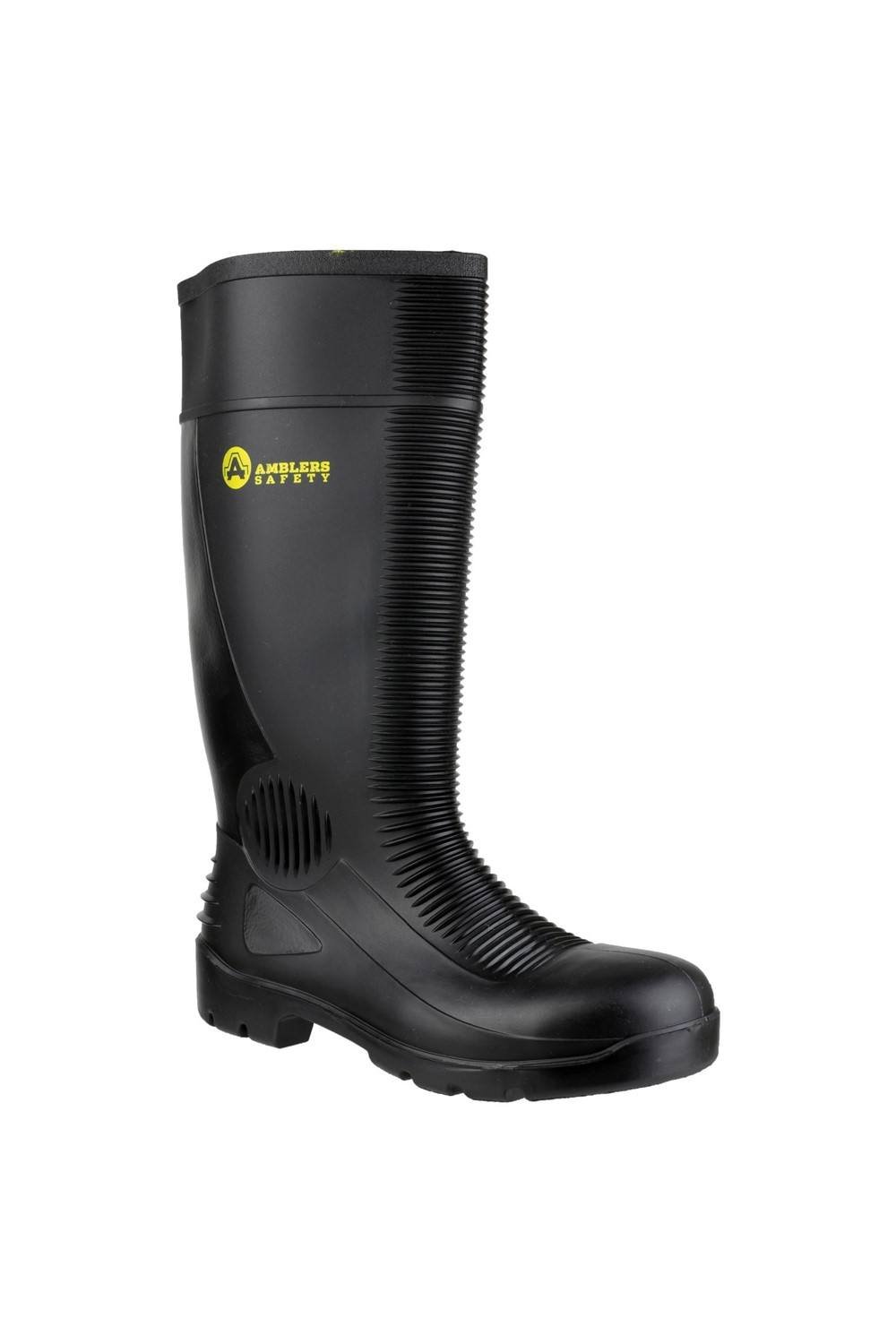 Amblers Amblers Men's 'FS100' Safety Wellington Boots in Black - 4